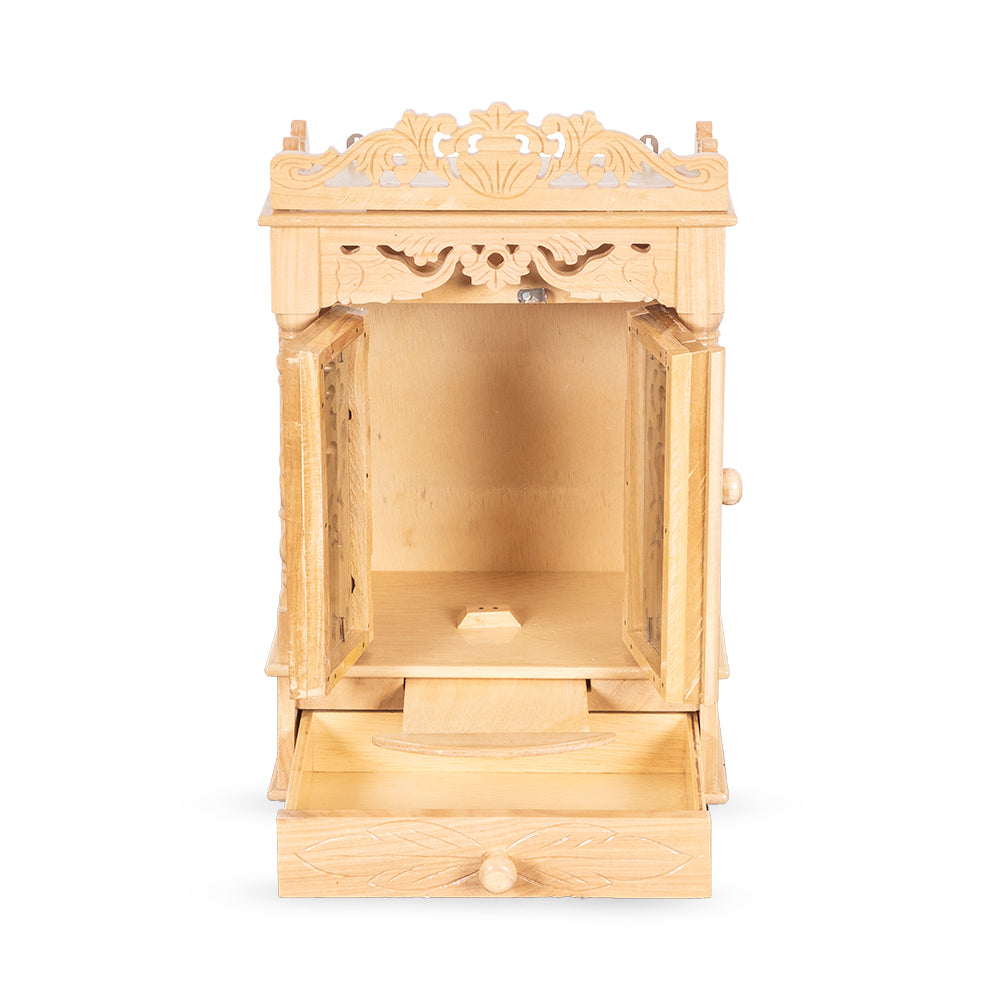 Engraved Carved Sevan Wooden Temple